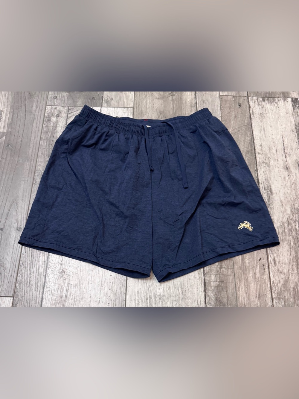 Tracksmith Black Men's Session Athletic Shorts Reflective Navy 7” Running